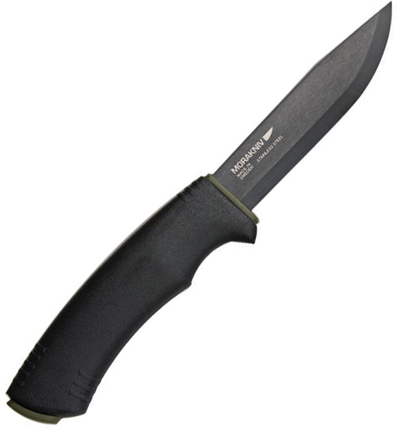 Mora Tactical Dark Gray SRT Standard Edge Fixed Blade Knife w/ Sheath 15307