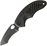 5.11 Tactical BTC Recurve Tanto Linerlock Black Folding Knife 51089