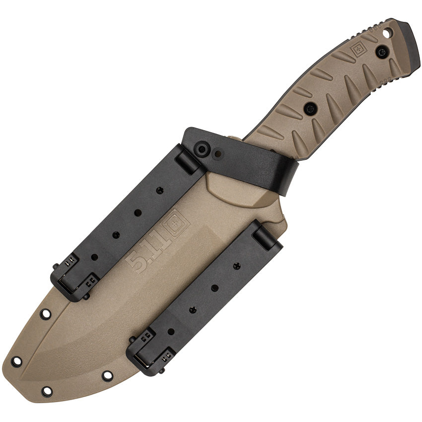 5.11 Tactical CFK 7 Peacemaker Tan FRN SCM 435 Steel Fixed Blade