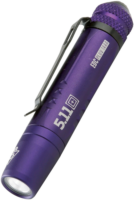 5.11 Tactical EDC PLUV Purple Aluminum Water Resistant Flashlight 53382