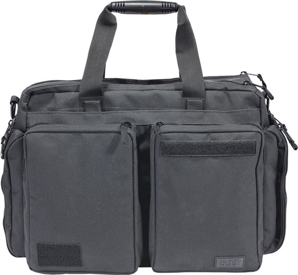 5.11 Tactical Side Trip Laptop Carrying Storage Space Black & Gray Travel Briefcase 56003