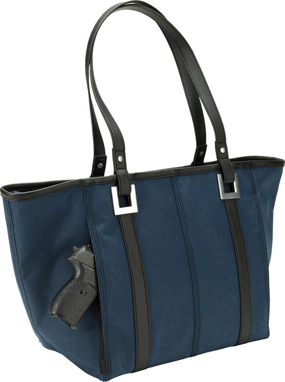 5.11 Tactical Women's Faux Blue Leather Pistol Carrying Lucy Tote Bag 56337