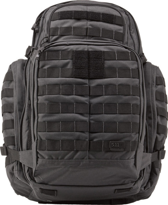 5.11 Tactical Rush 72 Outdoor Survival Hiking & Camping Double Tap Black & Gray Backpack 58602026