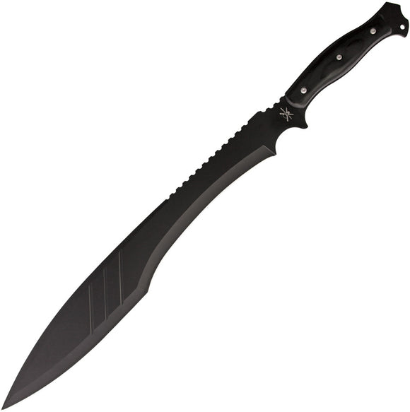 Frost Cutlery Black Pakkawood Fixed Blade Machete X28BPW