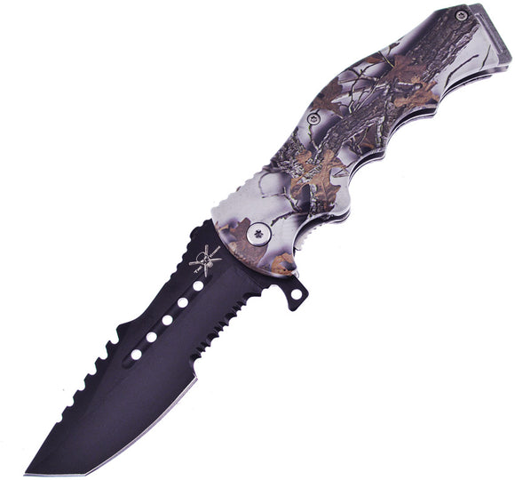 Frost Cutlery Linerlock A/O Camo ABS Folding Stainless Pocket Knife TX69CAMO