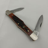 Frost Cutlery Whitetail Country Whittler Bone Folding Stainless Knife WT382RMS