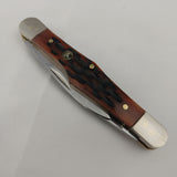 Frost Cutlery Whitetail Country Whittler Bone Folding Stainless Knife WT382RMS