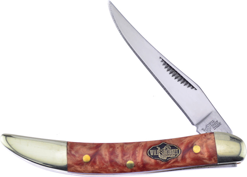Frost Cutlery Toothpick Whiskey Resin Folding Stainless Pocket Knife W ...