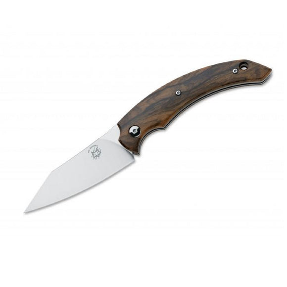 Fox Slim Dragotac Ziricote Wood N690 Friction Folder Knife 518zw
