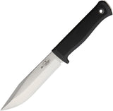 Fallkniven S1 VG10 Steel Black Handle Clip Point Fixed Blade Knife with Sheath