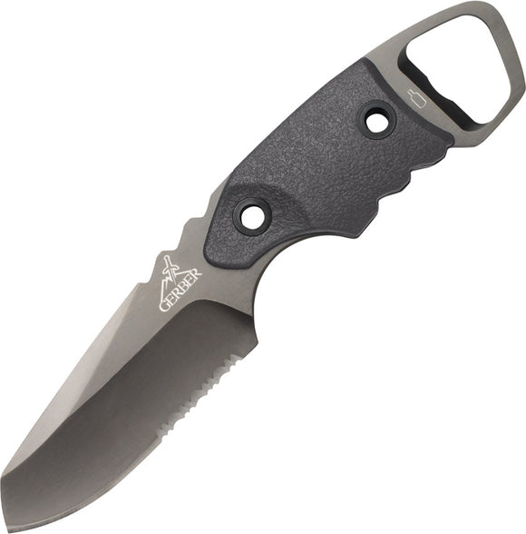 Gerber Epic Part Serrated Stainless Full Tang Fixed Blade Knife 0176