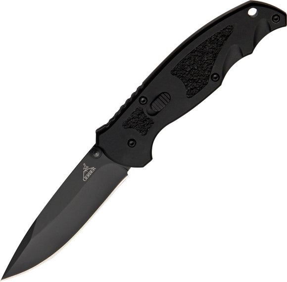 Gerber Linerlock A/O Answer Small FAST Linerlock Black Folding Pocket Knife 0578