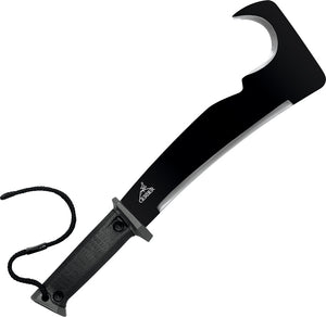 Gerber Gator Machete Pro 16.5" Black Forged Steel W/ Sickle Hook 0705