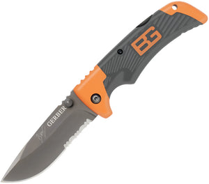 Gerber Bear Grylls Scout Lockback Serrated Folding Knife 0754