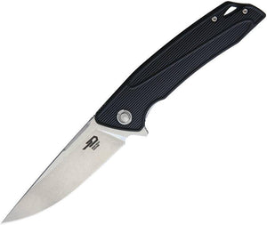 Bestech Knives Spike Linerlock Steel Folding Blade Black Handle Knife
