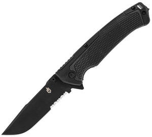 Gerber Decree Linerlock Serrated S30V Modified Tanto Folding Pocket Knife 1004