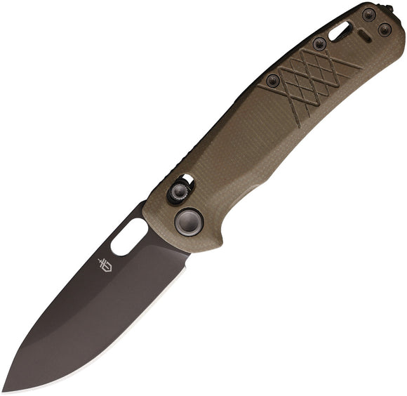 Gerber Scout Pivot Lock Tan Micarta Folding 440A Stainless Pocket Knife 1064582
