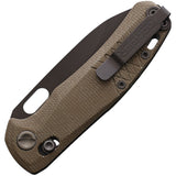 Gerber Scout Pivot Lock Tan Micarta Folding 440A Stainless Pocket Knife 1064582
