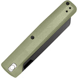 Gerber Pledge Linerlock Green GFN Folding 7Cr17MoV Reverse Tanto Pocket Knife 1067524