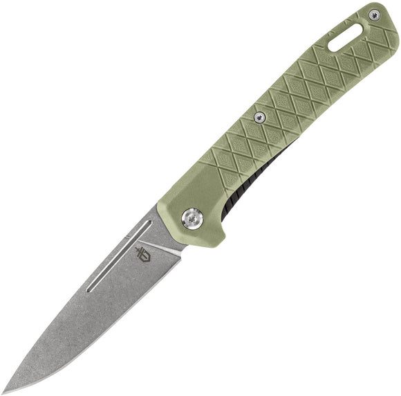 Gerber Zilch Linerlock Lichen Green GFN Folding Stainless Pocket Knife 1067531