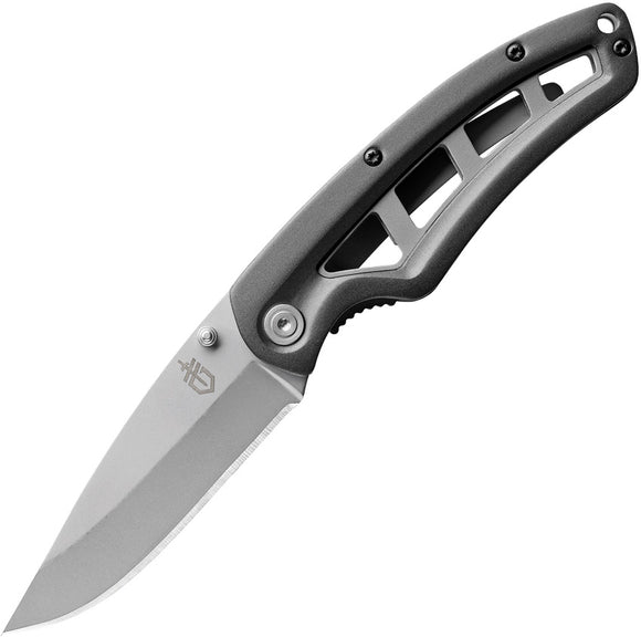Gerber Cohort Folding Pocket Knife Plain Edge w/ Pocket Clip - 1202