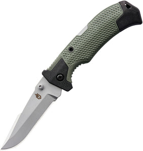 Gerber Edict Lockback Black/Green Folding 154CM Stainless Pocket Knife 1300