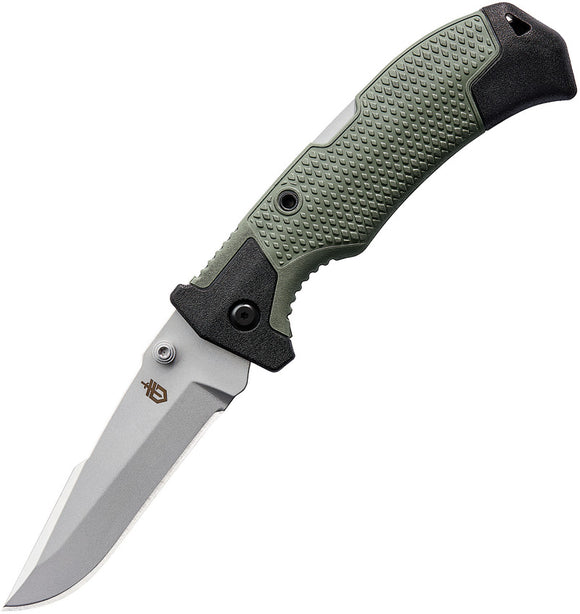 Gerber Edict Lockback Black/Green Folding 154CM Stainless Pocket Knife 1300