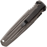 Gerber Automatic Covert Knife Button Lock Gray Aluminum CPM-S30V 1307