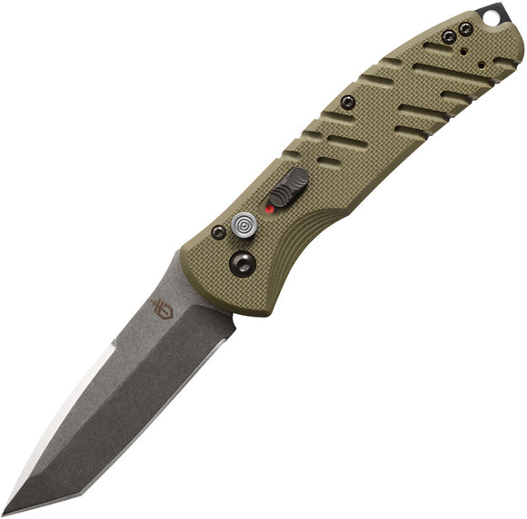 Gerber Automatic Propel  Knife Plunge Lock OD Green G10  CPM-S30V Tanto Blade 1308