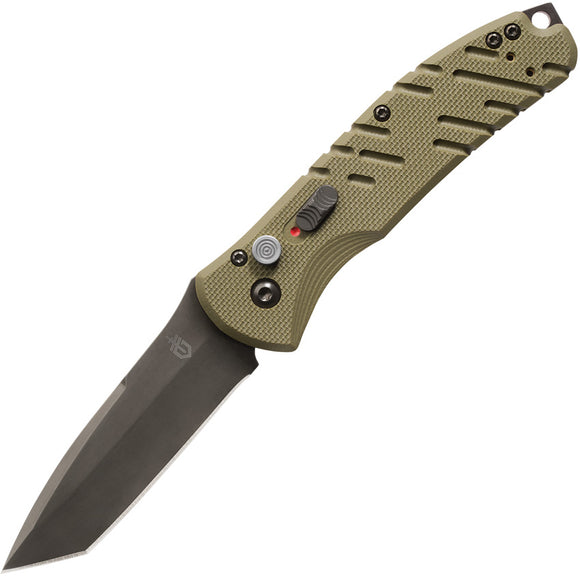 Gerber Automatic Propel Knife Plunge Lock OD Green G10 CPM-S30V Tanto Blade 1317