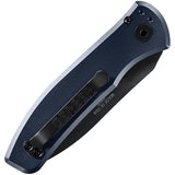 Gerber Automatic Empower Knife Plunge Lock Urban Blue Aluminum S30V Blade 1319