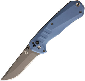 Gerber Haul Plunge Lock A/O Blue/Gray Folding Knife 1397