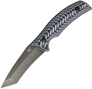 Winchester 8" Silvertip Black & Gray Micarta Tanto Fixed Blade Knife G1515