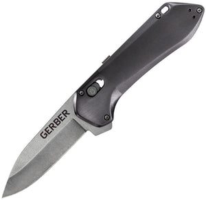 Gerber Highbrow Compact Pivot Lock A/O Spring Assited Knife Gray (2.8" blade) G1637