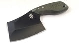 Gerber Tri-Tip Mini Cleaver Green Fixed Blade Knife w/ Sheath 1694