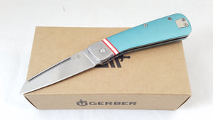 Gerber Straightlace Blue Slip Joint Folding Pocket Knife 1699  -On Sale