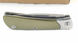 Gerber Wing Tip Green Slip Joint Folding Pocket Knfie 1701
