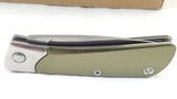 Gerber Wing Tip Green Slip Joint Folding Pocket Knfie 1701