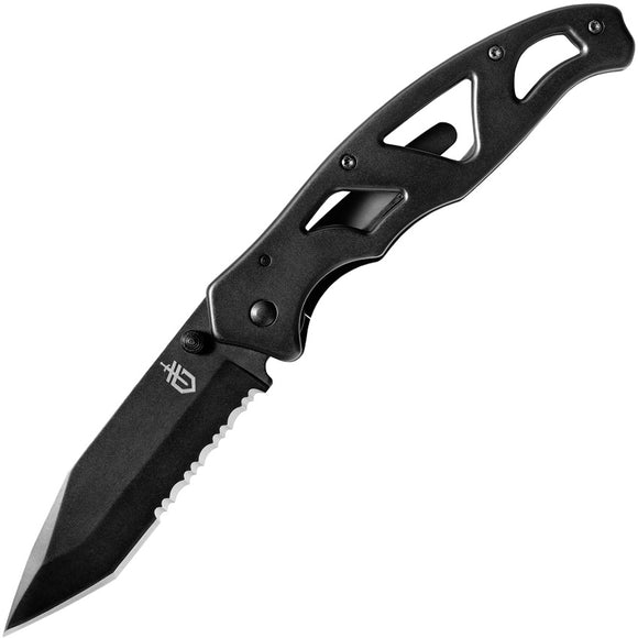 Gerber Paraframe II Tanto Framelock 7Cr17MoV Serrated Black Folding Knife 1734