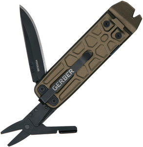 Gerber Lockdown Slim 3-In-1 Bronze Aluminum Pry Bar Multi-Tool 1736