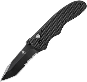 Gerber F.A.S.T. Draw Tanto Serrated Black Assisted Folding Knife 1751