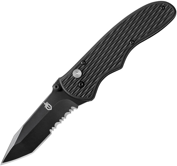 Gerber F.A.S.T. Draw Tanto Serrated Black Assisted Folding Knife 1751