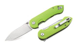 Bestech Knives Torpedo Green G10 D2 Steel Stonewash Drop Pt Folding Knife