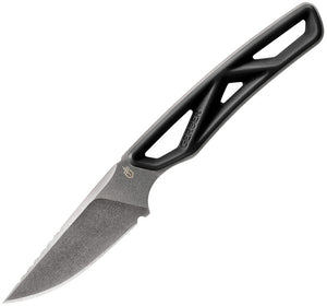 Gerber EXO-MOD Caper Fixed Blade Knife Skeletonized Black (3" blade) w/ Sheath G1801
