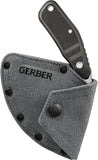 Gerber Downwind Ulu Fixed Blade Knife Grey G10 Stainless Ulu Point 1822