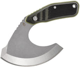 Gerber Downwind Ulu Fixed Blade Knife Green G10 Stainless Ulu Point 1824