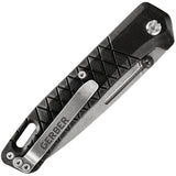 Gerber Zilch Liner Lock Knife Black GFN 3" Stonewash G1878