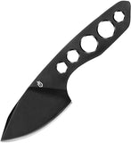 Gerber Dibs Fixed Blade Knife Black Skeletonized 440A Stainless w/ Sheath 1903