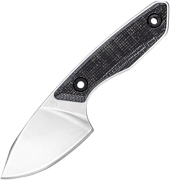 Gerber Stowe Fixed Blade Knife Black Micarta 440A Stainless Steel w/ Sheath 1905