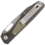 Gerber Slimsada Framelock Green Micarta & Stainless Folding D2 Pocket Knife 1911